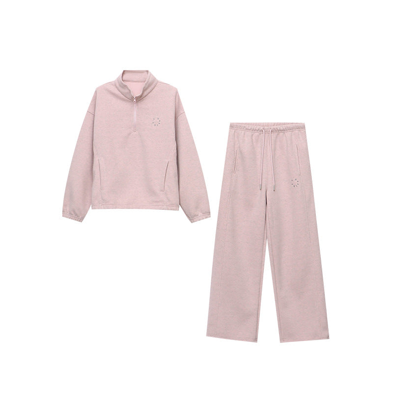 Damen Kapuzenpullover Hoher Kragen Elegante Passform Norvielle
