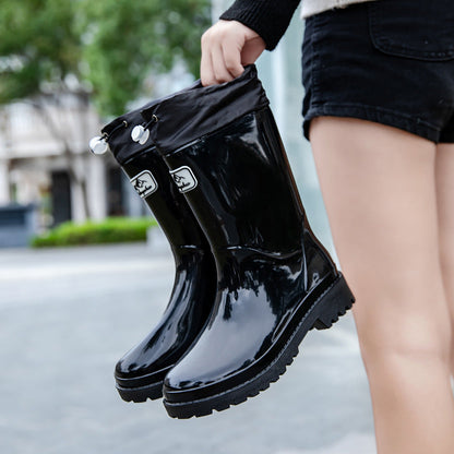 Damen Gummistiefel Verstellbares Schnürsystem Norvielle
