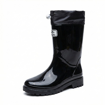 Damen Gummistiefel Verstellbares Schnürsystem Norvielle Schwarz - Norvielle