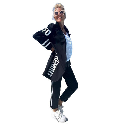 Damen Trenchcoat Streifenoptik