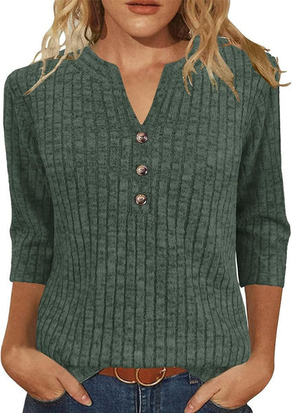 Damen Strickpullover Modernes Rippenmuster Dekorativer