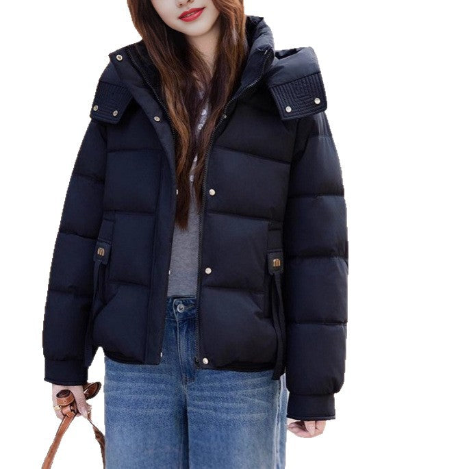 Damen Steppjacke Hochkragen Praktische Taschen