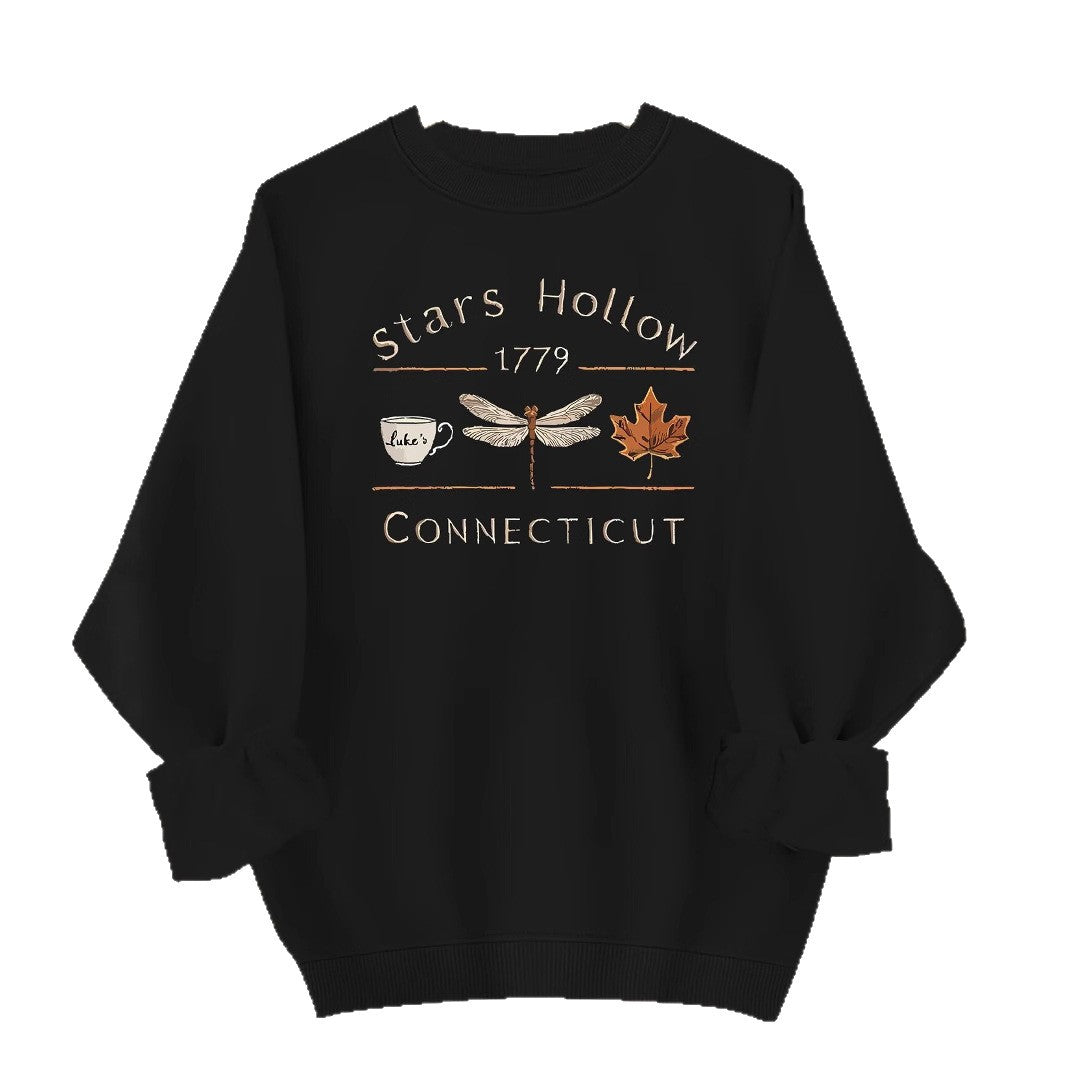 Damen Sweatshirt Stars Hollow Motiv Norvielle