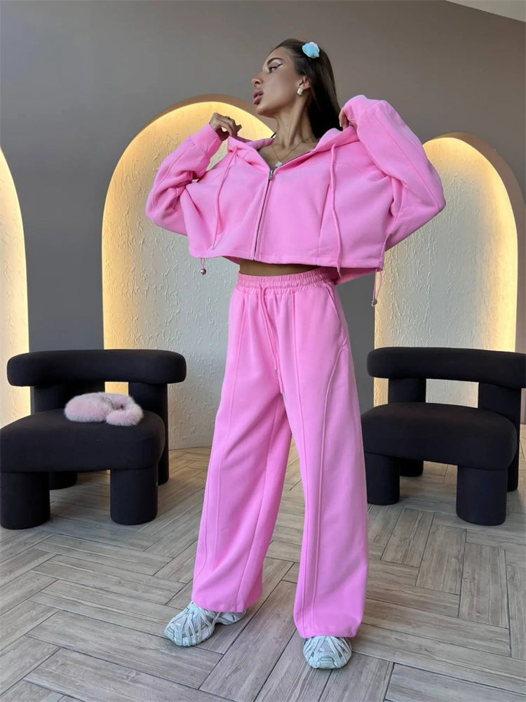 Damen Hoodie Sweatpants Kombi Norvielle