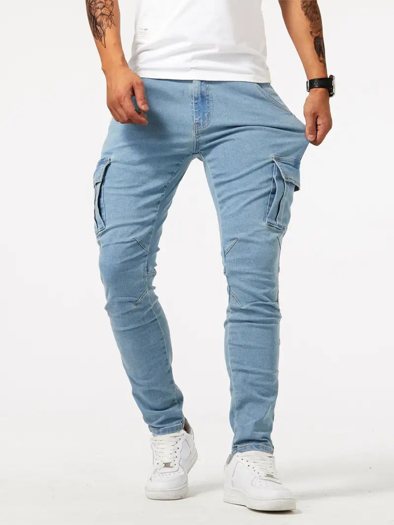 Herren Cargo Hose Slim Fit Modern