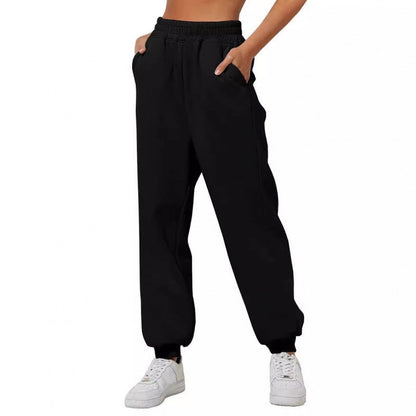 Damen Jogginghose Elastischer Bund Eingrifftaschen Norvielle