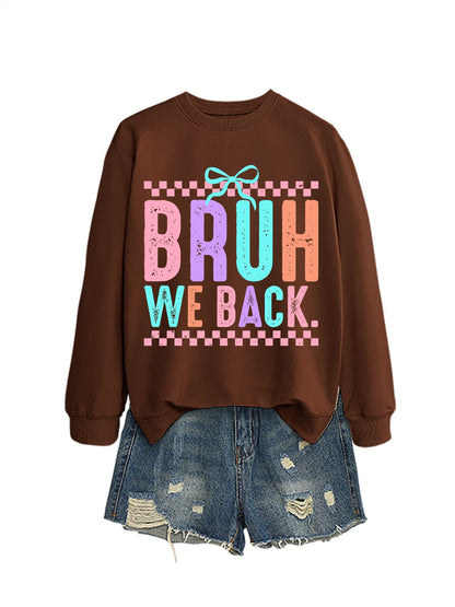 Damen Sweatshirt Bequem Fröhlicher Druck Norvielle
