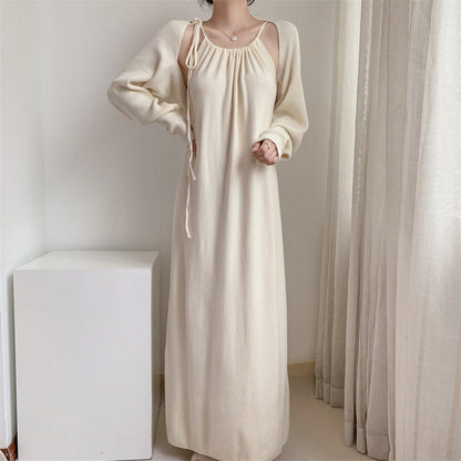 Damen Maxikleid Verstellbare Träger Elegant Norvielle