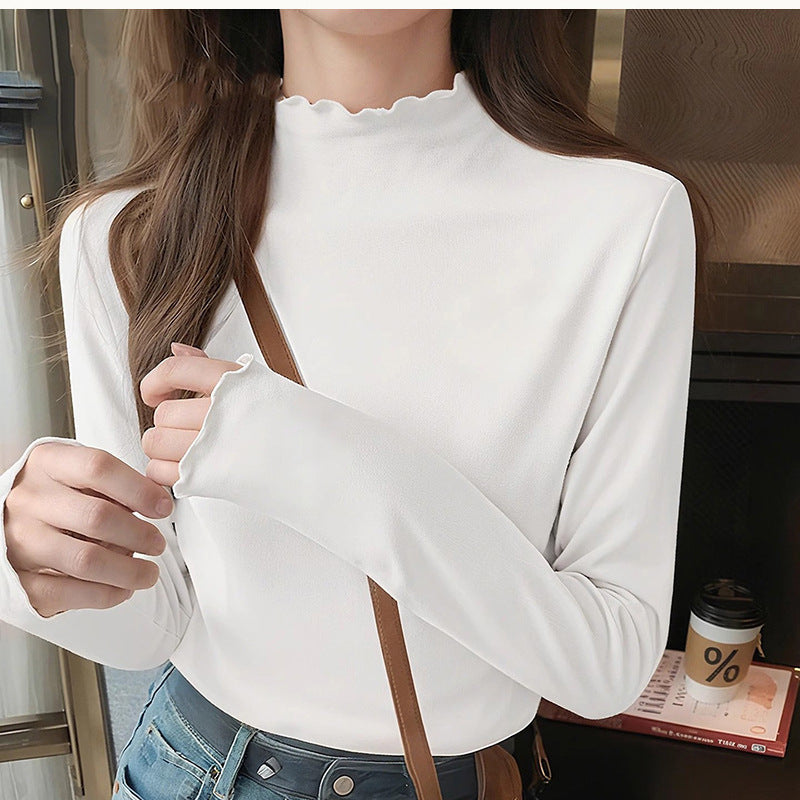 Damen Langarmshirt mit Rüschendetails Elegantes Oberteil