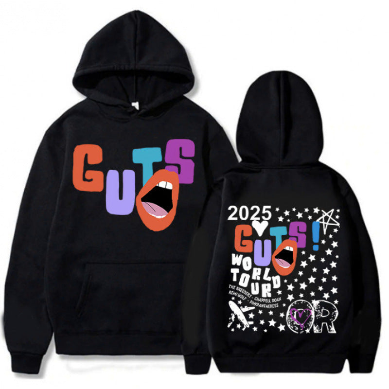 Damen Kapuzenpullover mit Grafik-Print und Tour-Design