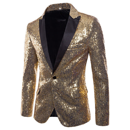 Herren Formalblazer Pailletten Norvielle