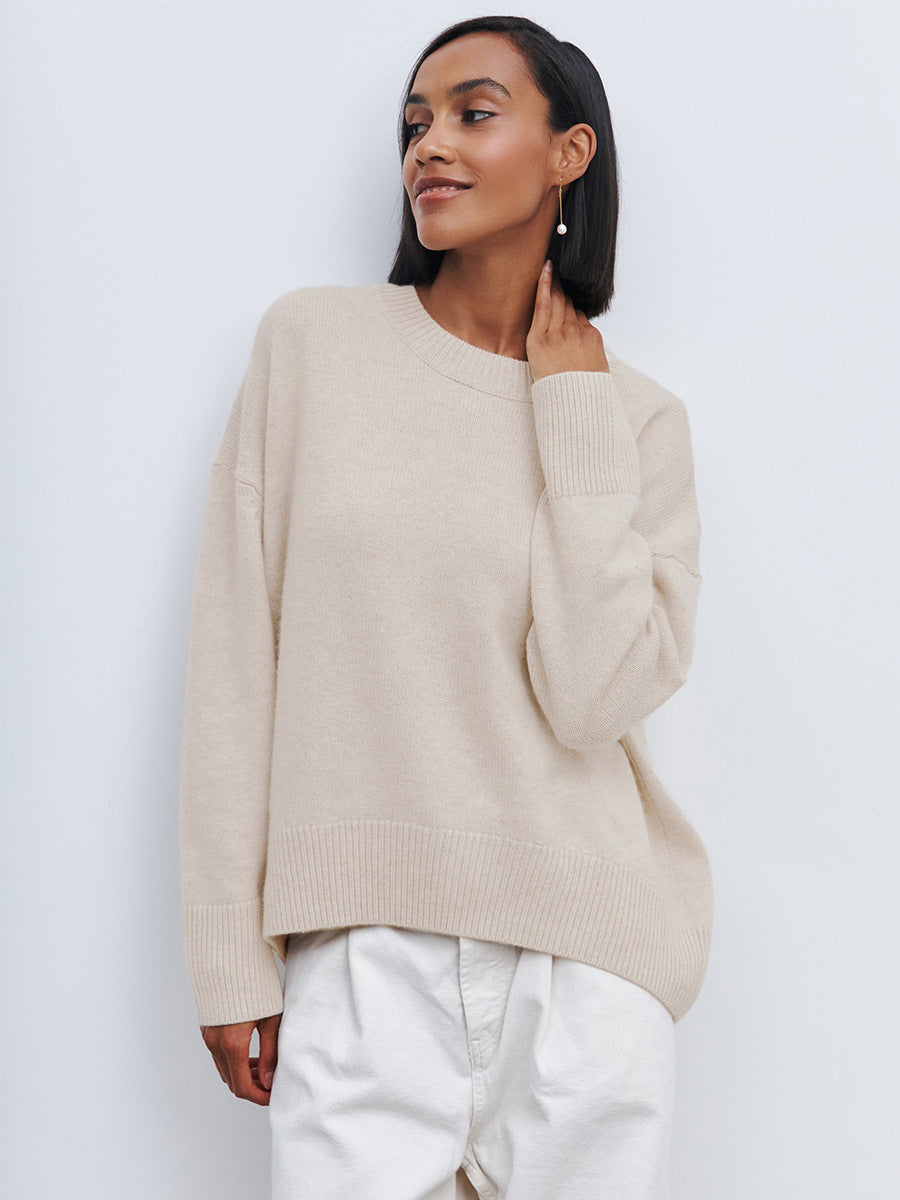 Damen Strickpullover Lässig Norvielle