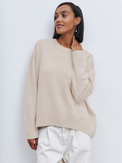Damen Strickpullover Lässig Norvielle