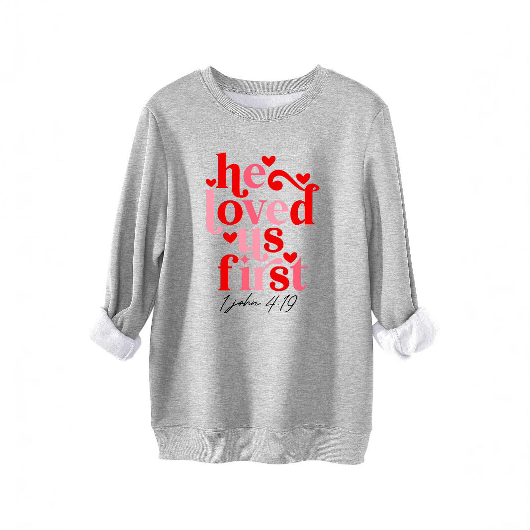 Damen Sweatshirt Lässiger Schnitt Mit Spruch Norvielle - Norvielle