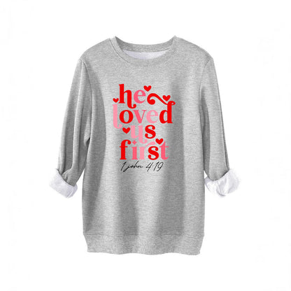 Damen Sweatshirt Lässiger Schnitt Mit Spruch Norvielle - Norvielle