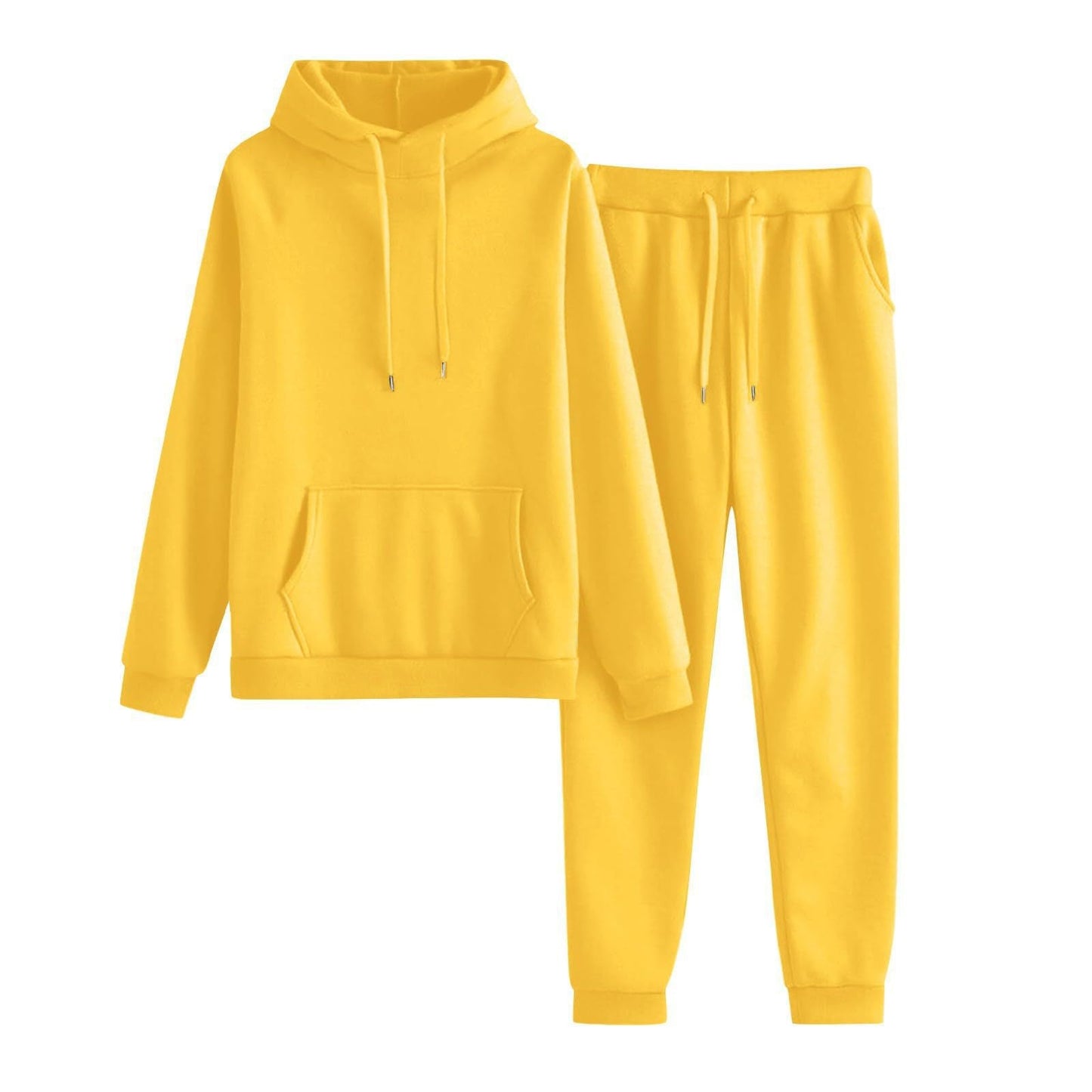 Damen Hoodie Jogginghose Set Lässig Mit Taschen Norvielle