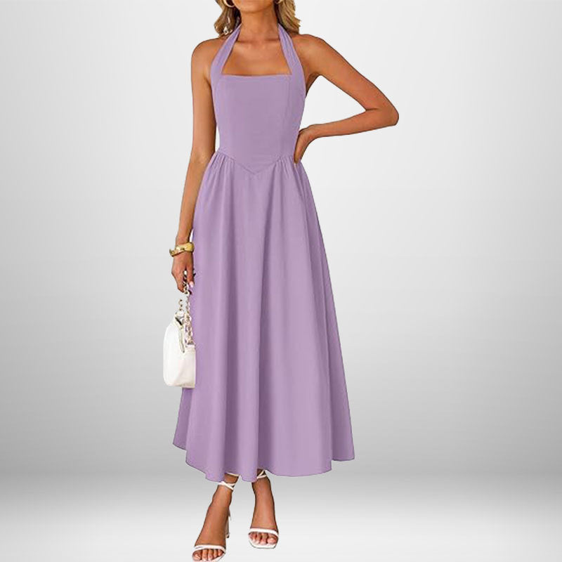 Damen Maxi-Kleid Raffiniertes Trägerdesign Eleganter Schnitt