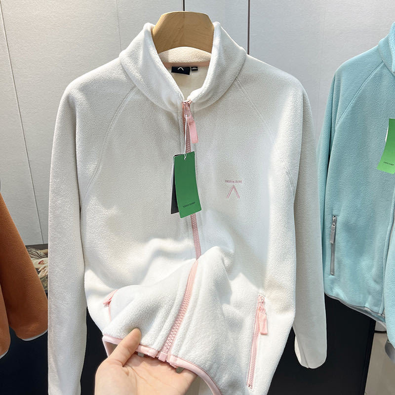 Damen Fleecejacke Weich Reißverschluss Norvielle