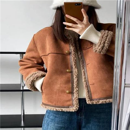 Damen Teddyjacke Norvielle mit Weichfutter