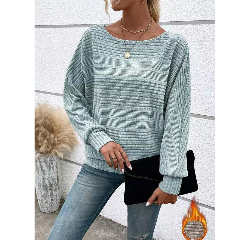 Damen Strukturpullover Weit Norvielle