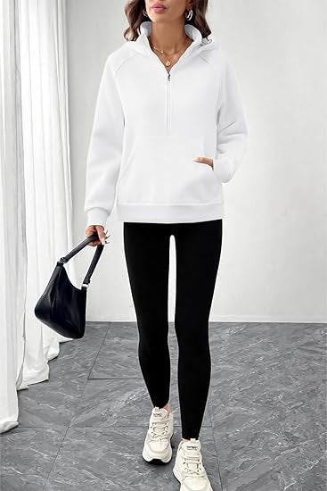 Damen Hoodie Kordelzug Sportlich Norvielle