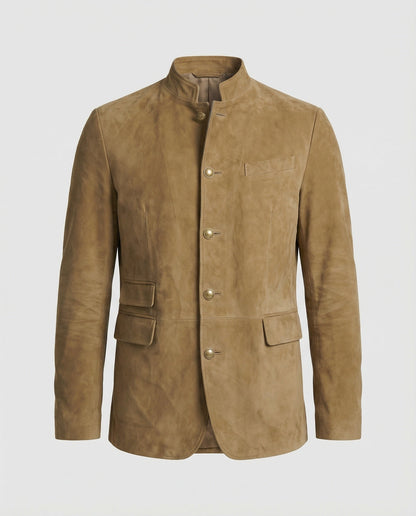 Herren Lederjacke Wildleder Modern