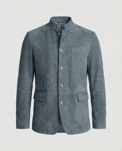 Herren Lederjacke Wildleder Modern