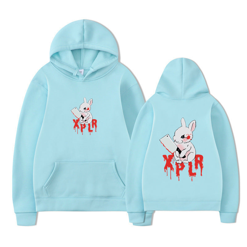 Damen Kapuzensweater Cartoon-Motiv Bequem Norvielle
