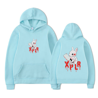 Damen Kapuzensweater Cartoon-Motiv Bequem Norvielle