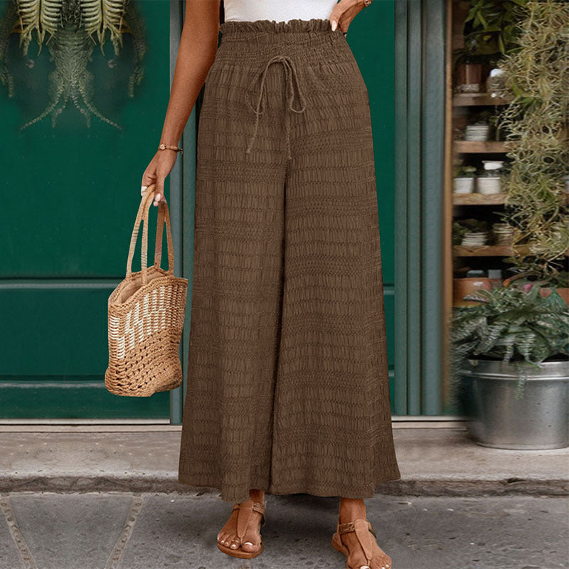 Damen Freizeithose Elastischer Bund Kordelzug