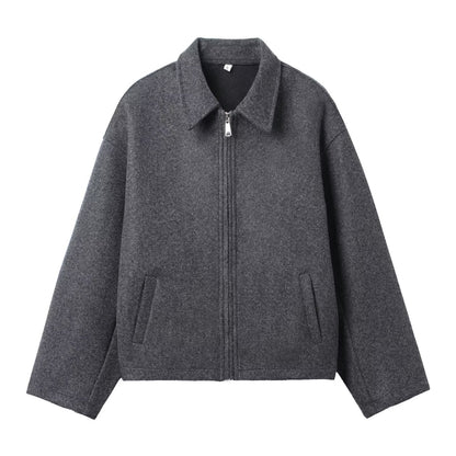Damen Wolljacke Lässig Norvielle