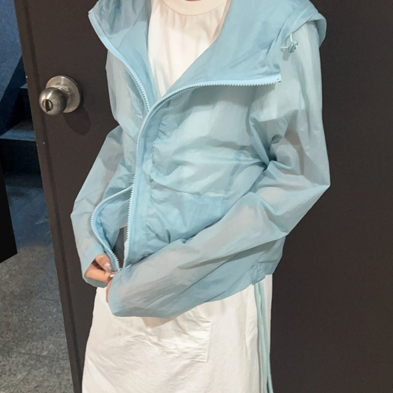 Damen leichte winddichte Sommerjacke Norvielle