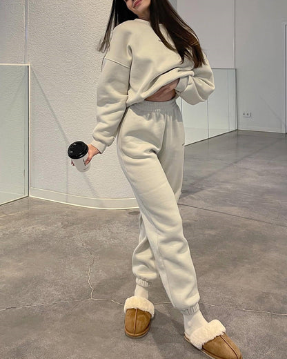 Damen Sweatanzug Oversized Elastisch