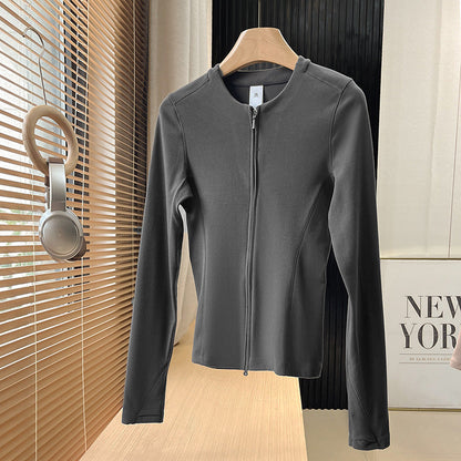 Damen Sportjacke Atmungsaktives Material Leicht