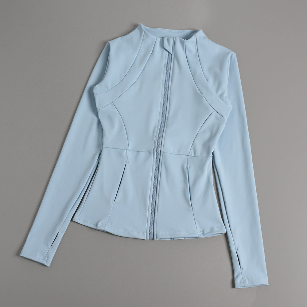 Damen Sportjacke Leichte Reißverschlussjacke