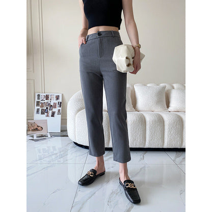 Damen Crop- Hochkragen Rippstruktur Beige
