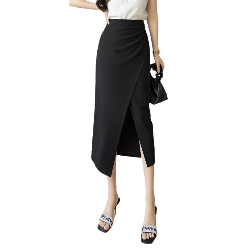 Damen Maxirock Elegantes Design Seitlicher Schlitz
