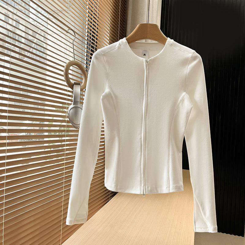 Damen Sportjacke Atmungsaktives Material Leicht