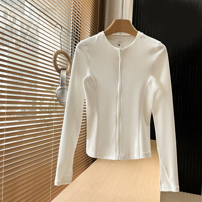 Damen Sportjacke Atmungsaktives Material Leicht