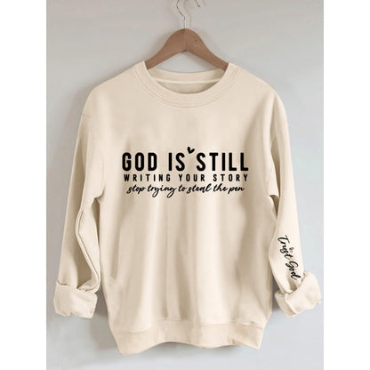 Damen Sweatshirt Weiches Material Norvielle