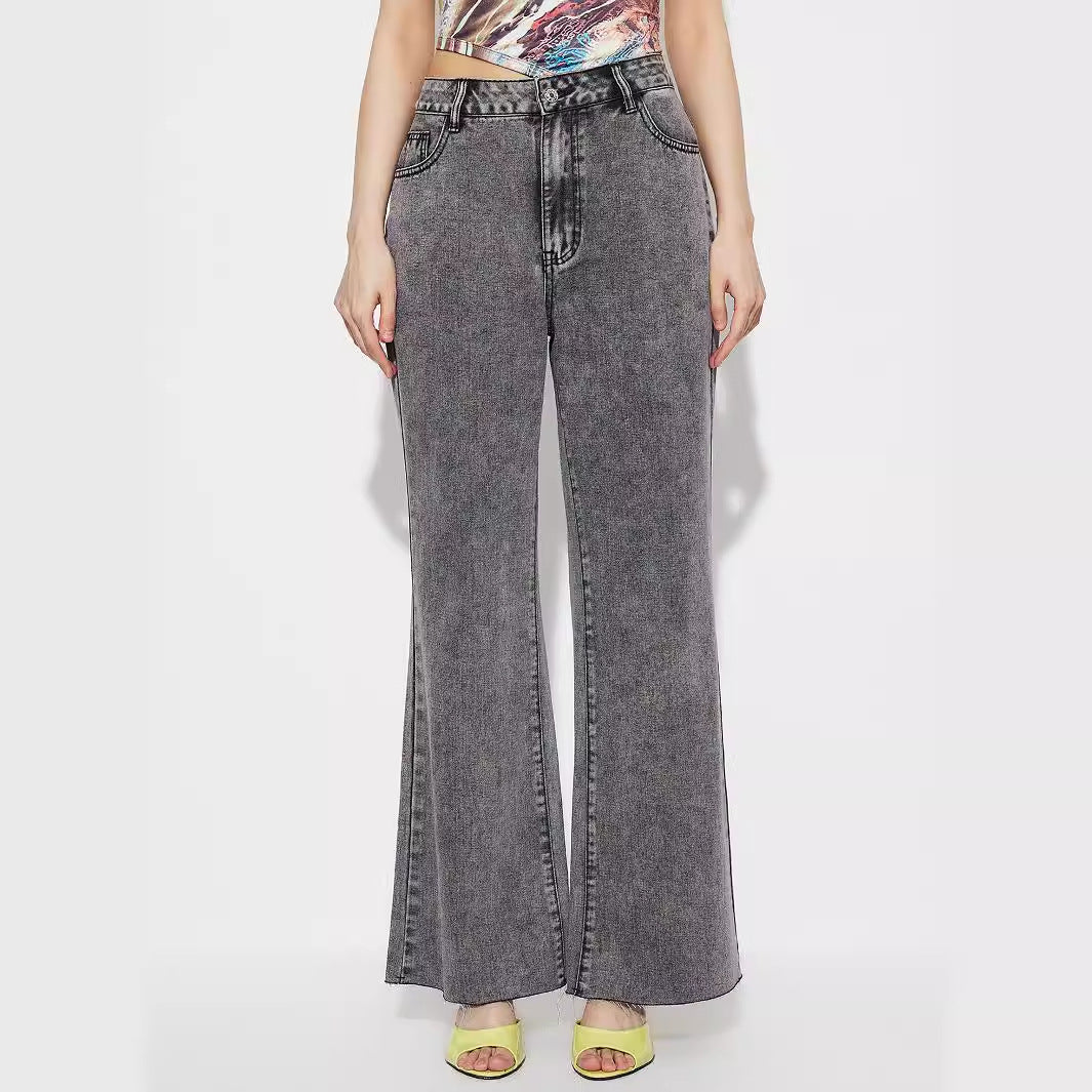 Damen Highwaist Flared Jeans Norvielle - Norvielle