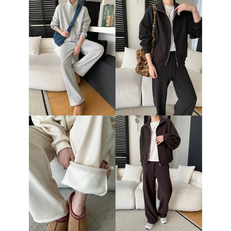 Damen Sportanzugjacke und Jogginghose Norvielle Hochwertig