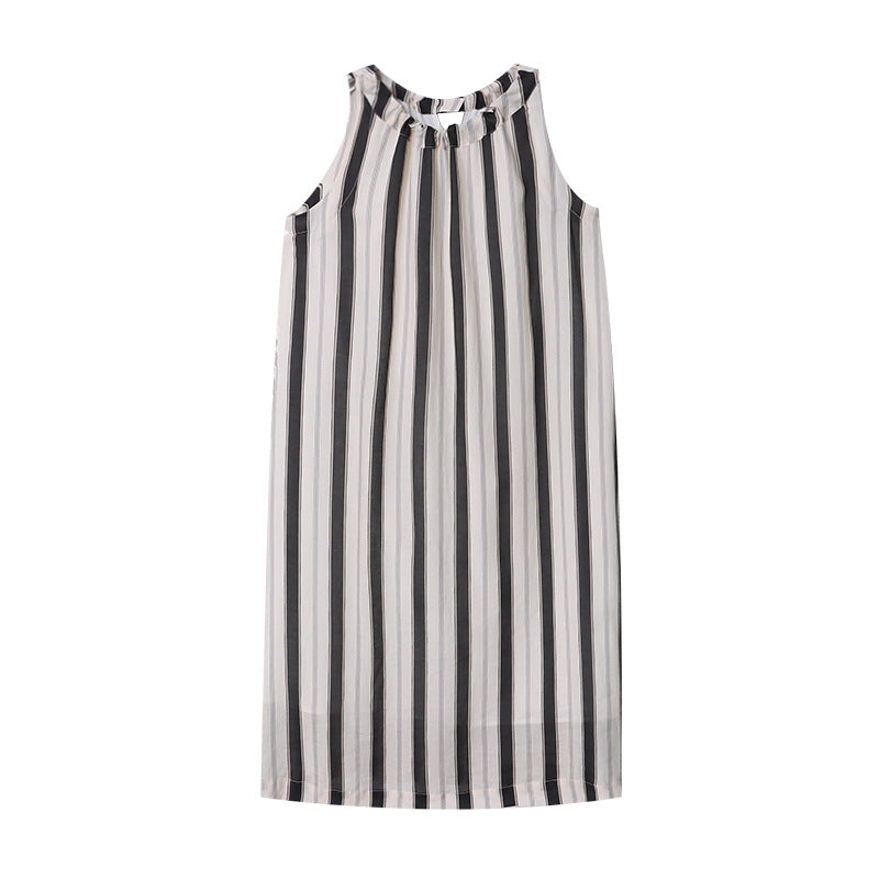 Damen Maxikleid mit Streifen und Taschen Norvielle