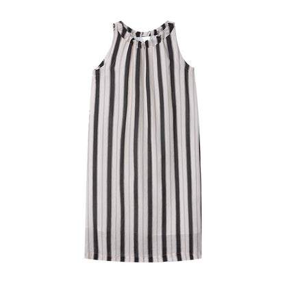 Damen Maxikleid mit Streifen und Taschen Norvielle