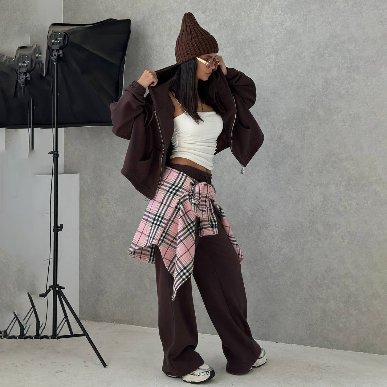 Damen Lounge-Outfit Weit Schnitt Norvielle