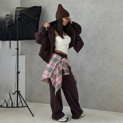 Damen Lounge-Outfit Weit Schnitt Norvielle