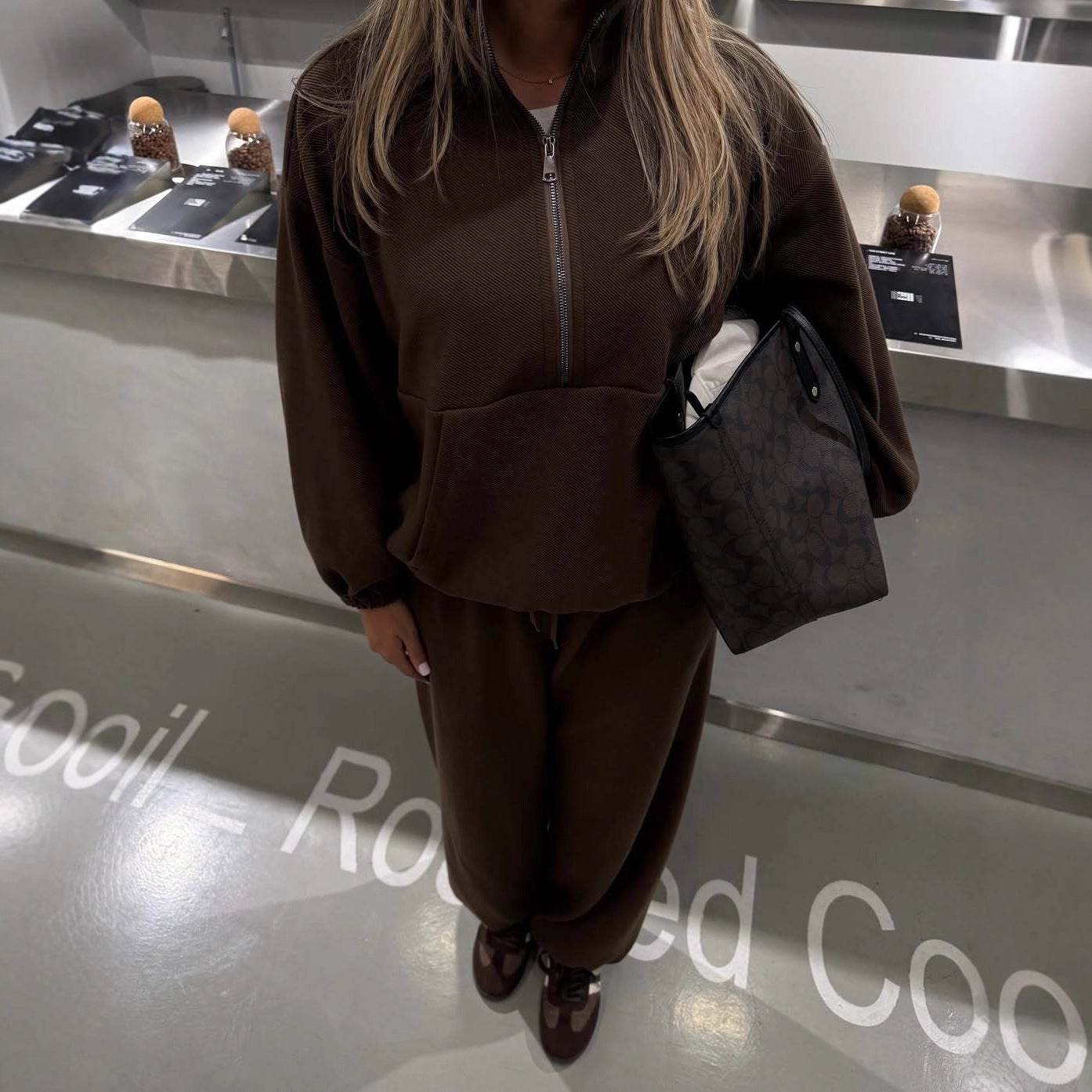 Damen Pullover Weite Ärmel Jogginghose Norvielle Bequem