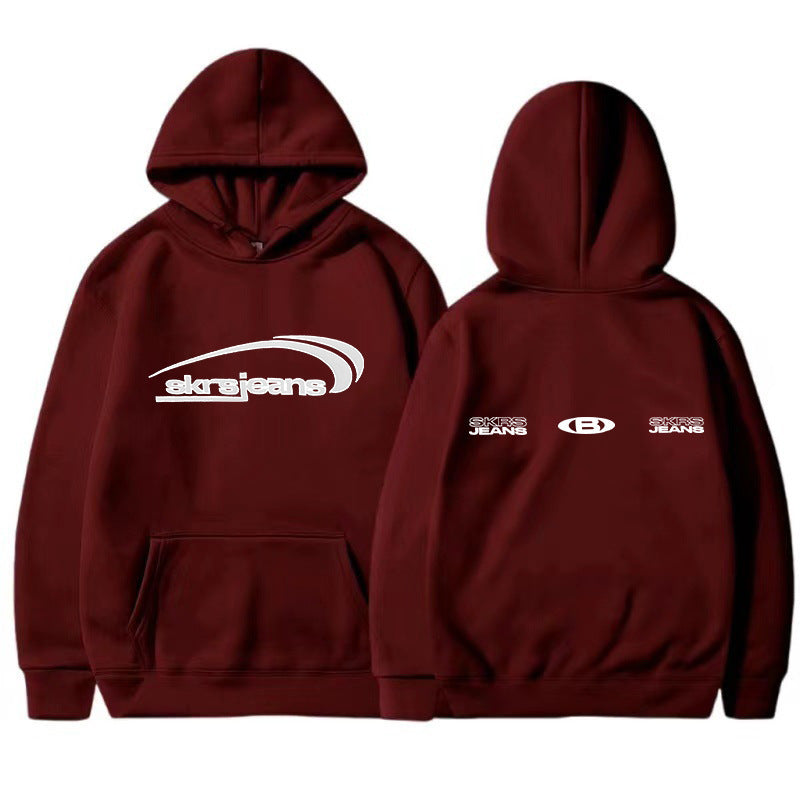 Damen Kapuzensweater Modernes Logo-Design Kängurutaschen Norvielle