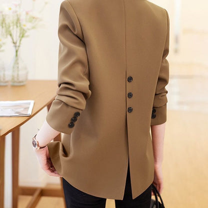 Damen Blazer Klassischer Schnitt Elegantes Design Norvielle