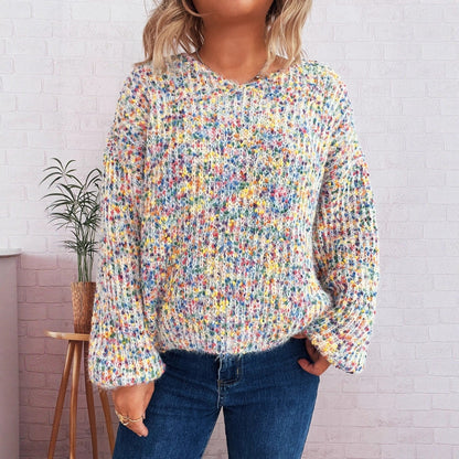 Damen Strickpullover Gemütlich Norvielle